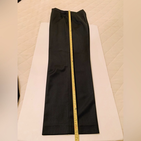 Soft and shiny fine wool blend blazer jacket & straight pants 2 Pc suit US 12 - Picture 13 of 16
